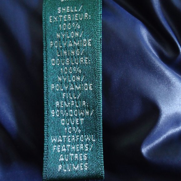 Ralph Lauren Navy Puffer Coat - Picture 10 of 11